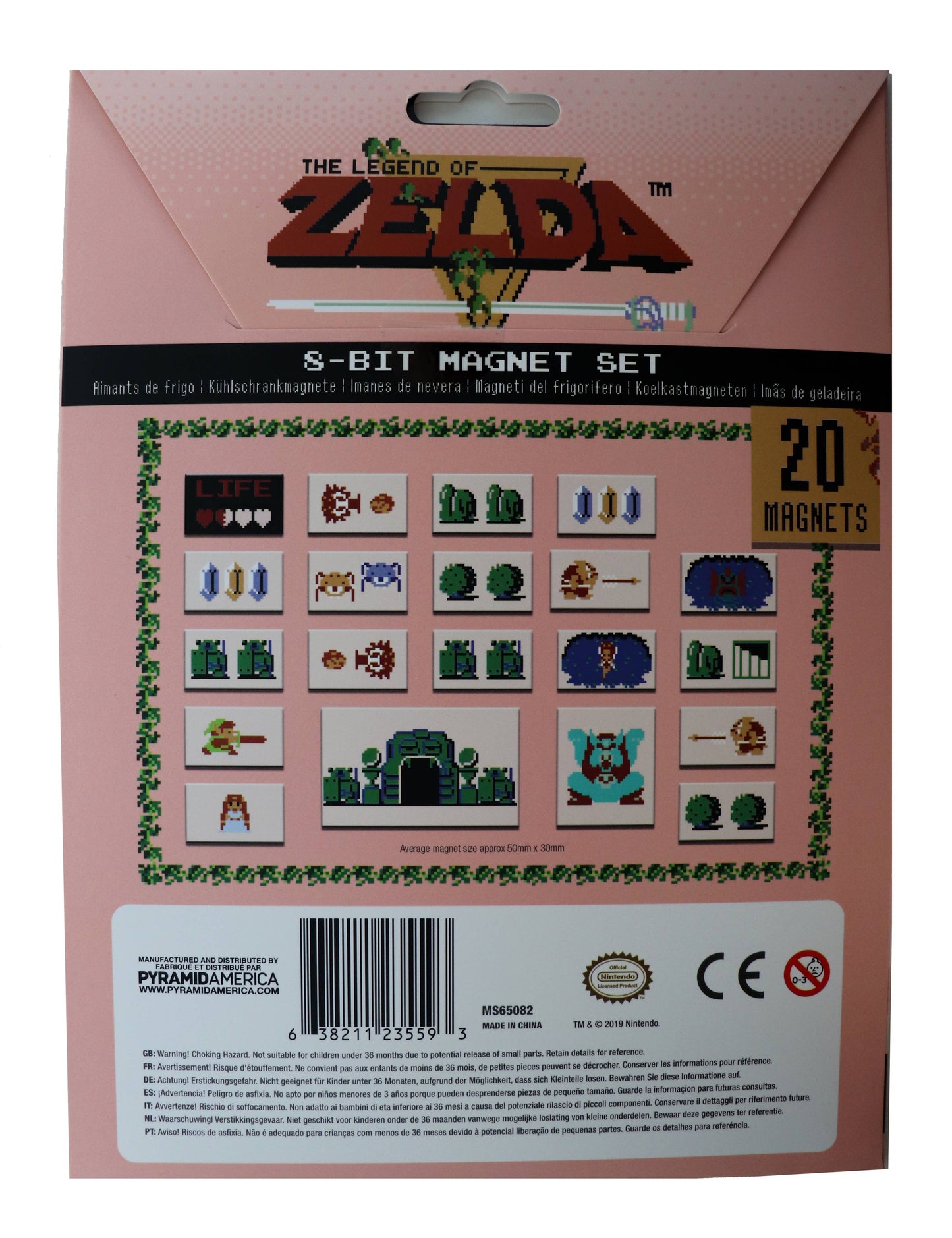 Legend of Zelda Magnet Set 23 pieces Magnet Set