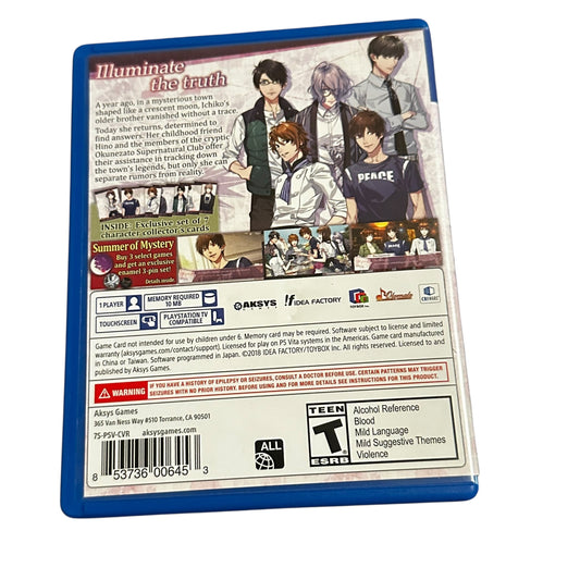 Preowned 7’sCarlet PS Vita mystery visual novel game with case tested by JenDore