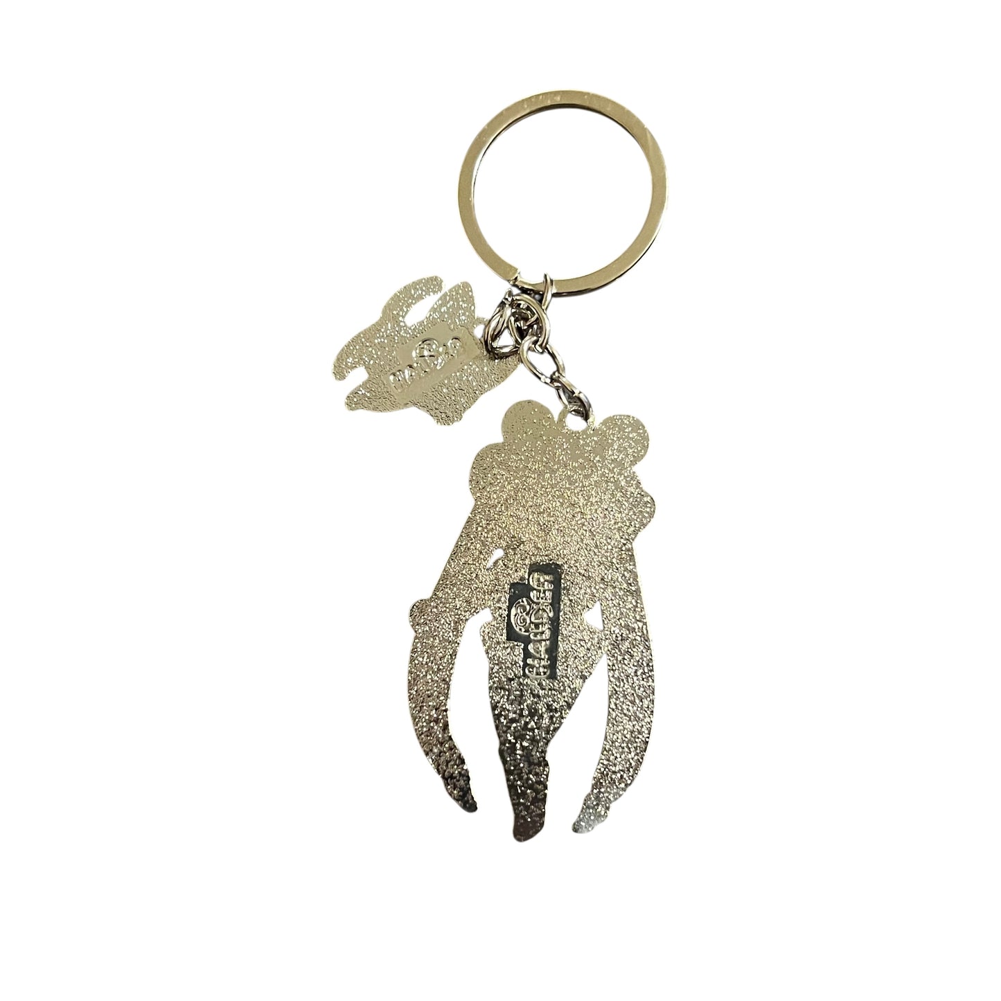JenDore Anime Magical Girl Keychain with kawaii golden-haired character and colorful enamel design, made of zinc alloy