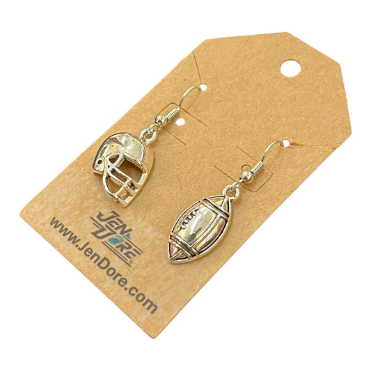 JenDore earrings on a branded card with a white background