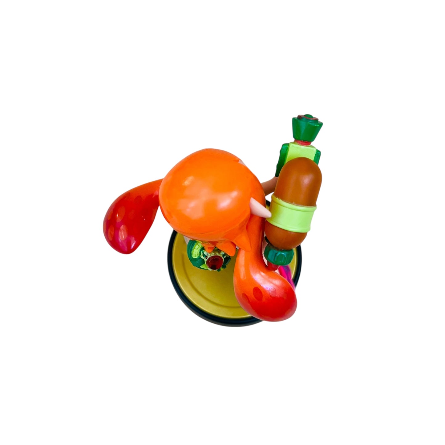 Colorful toy figure on a white background