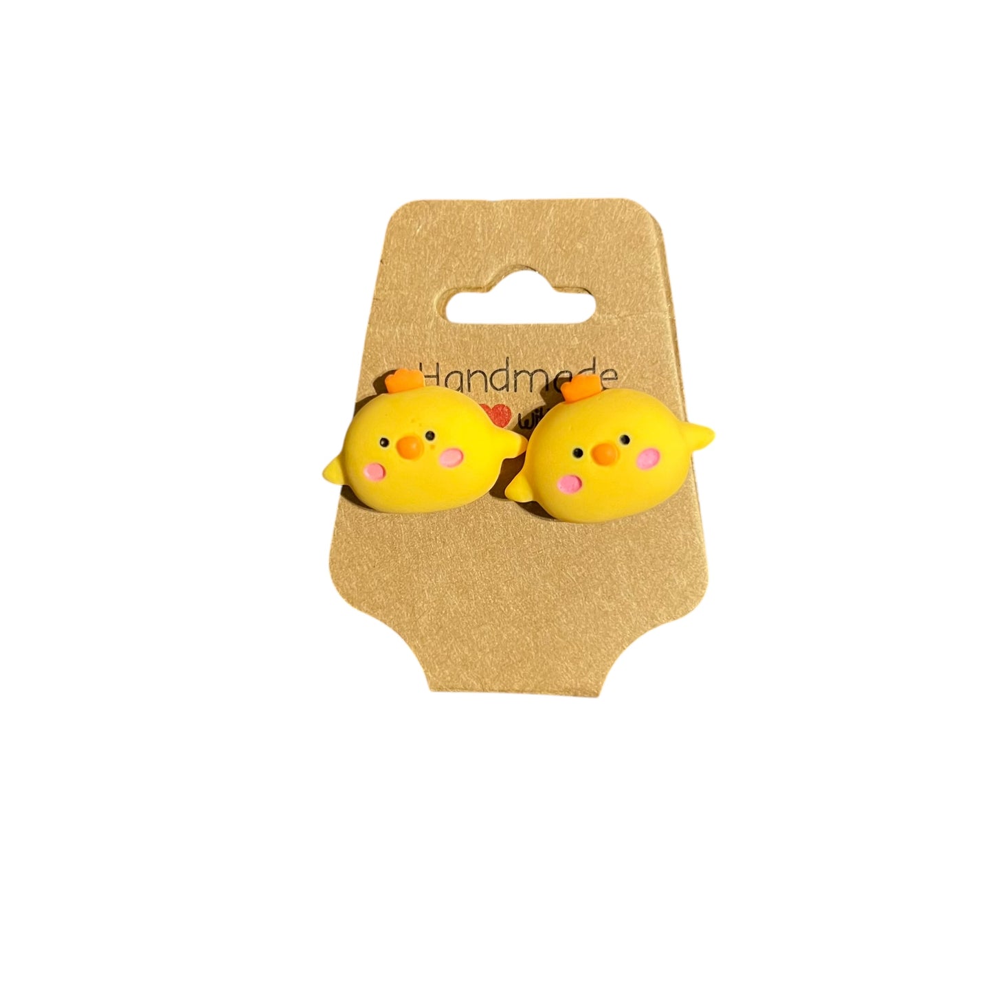JenDore Handmade Chick Stud Earrings
