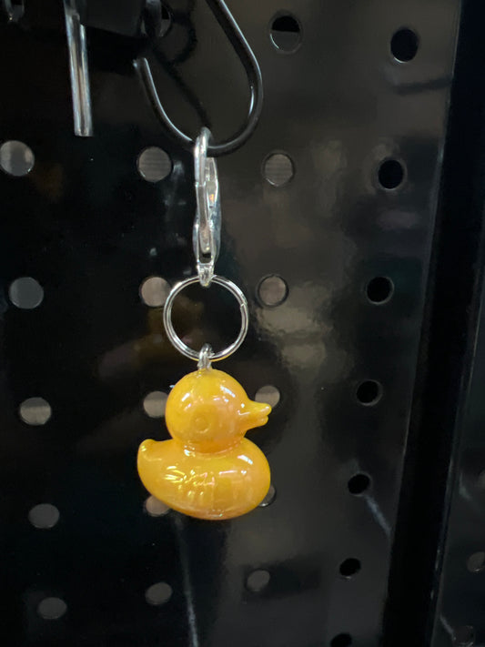 JenDore Handmade Yellow Duck Bag Charm Cute Purse Backpack Accessory