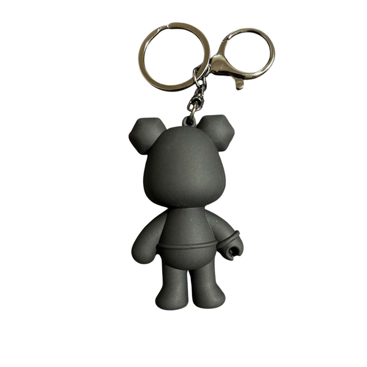 JenDore Mecha Bear Keychain made of silicone with half teddy and half cyborg design