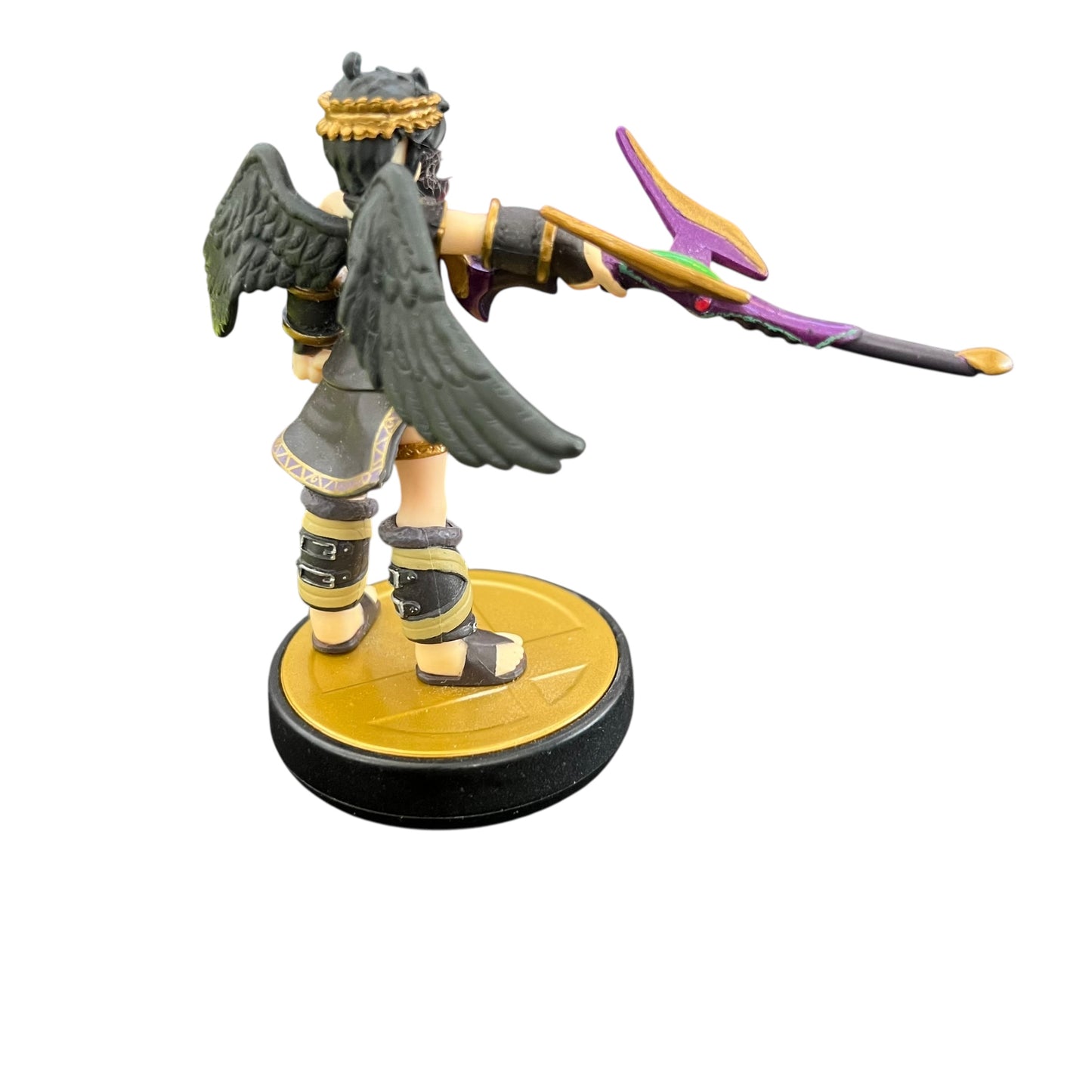 Preowned Dark Pit Nintendo amiibo figure from the Super Smash Bros series, NFC tested and photographed by JenDore.