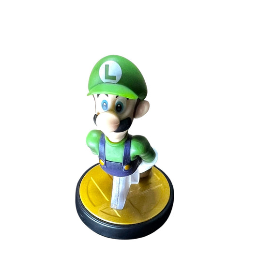 preowned luigi super smash bros amiibo compatible with nintendo switch used figurine at jendore