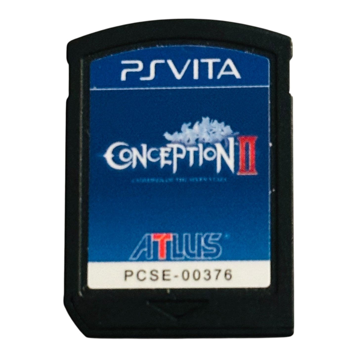 Used Conception II PlayStation PS Vita video game cartridge only, preowned and authentic at JenDore