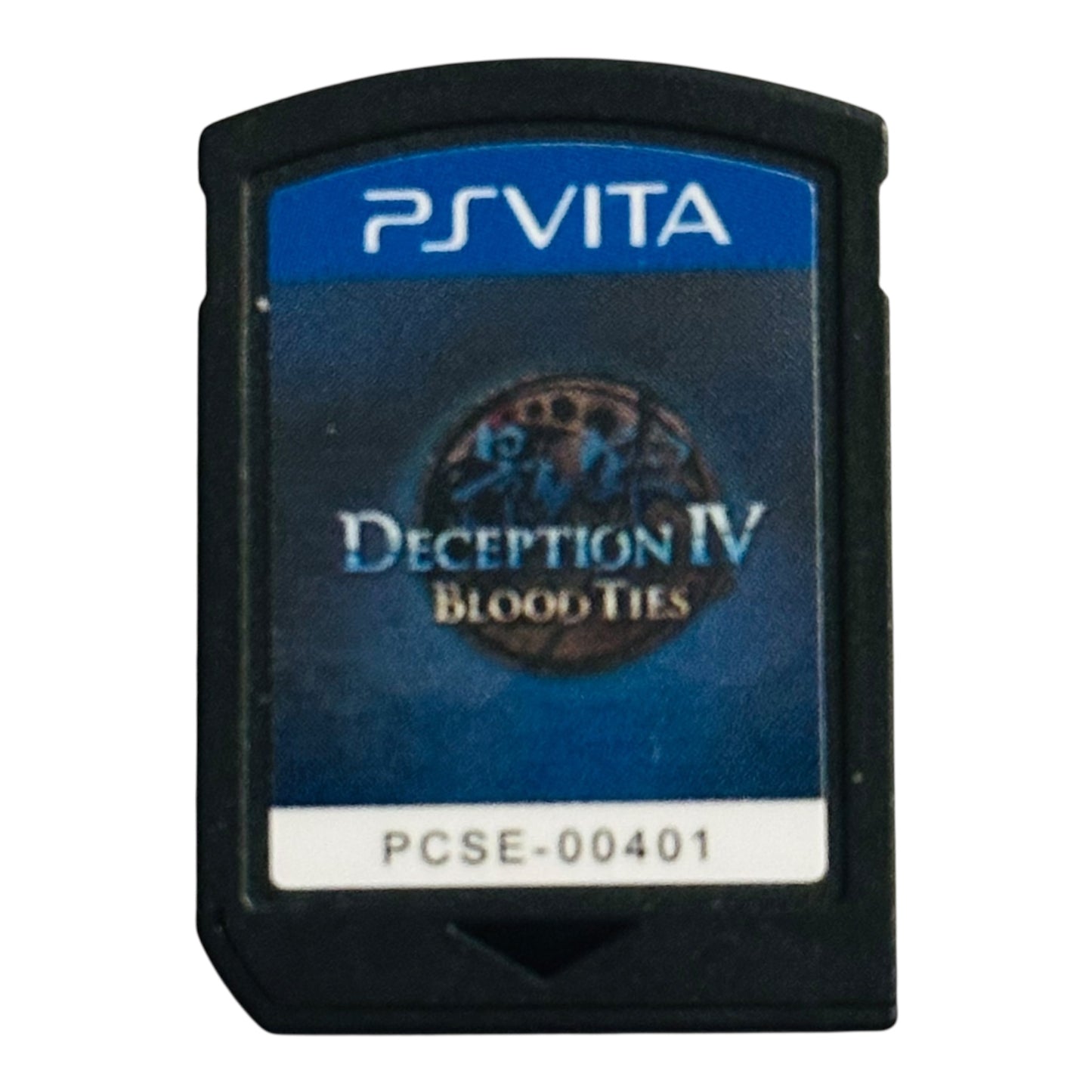 Used Deception IV Blood Ties PlayStation PS Vita video game cartridge only, preowned and authentic at JenDore