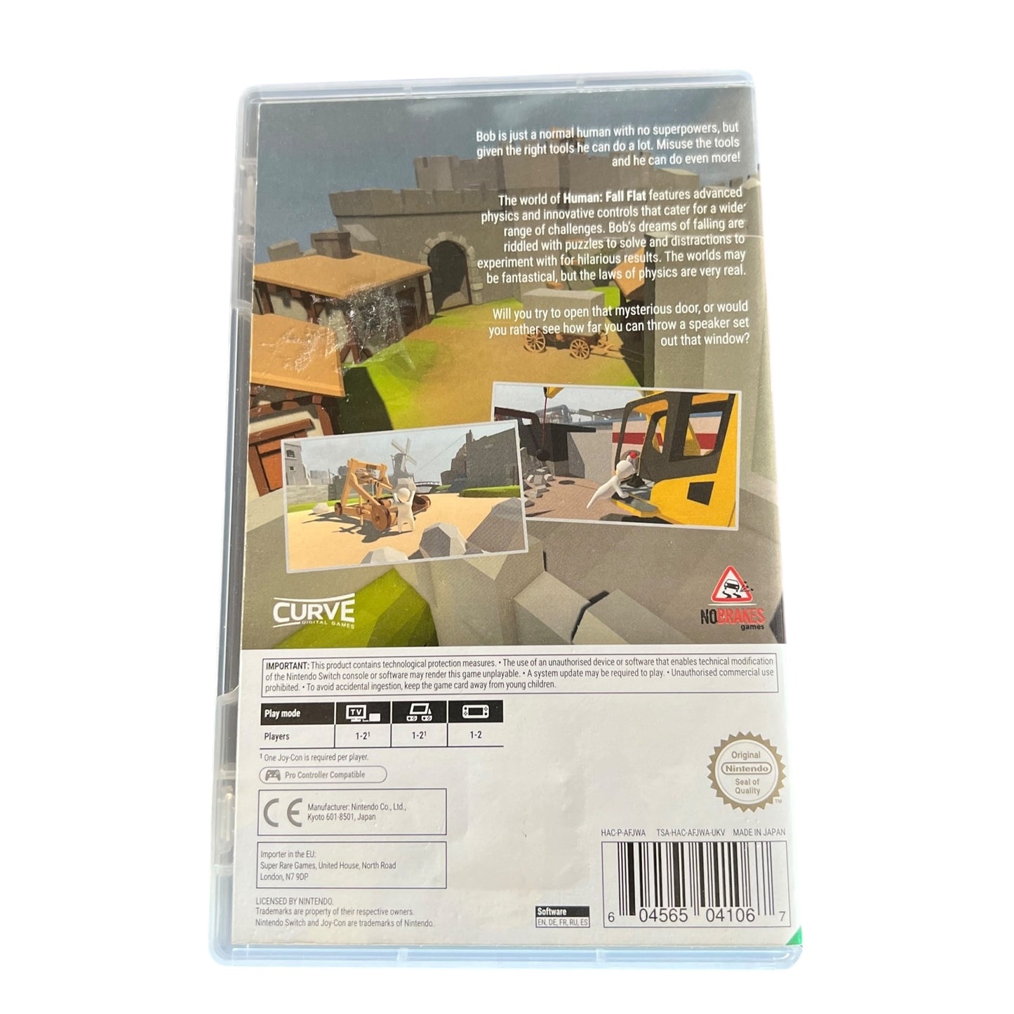 Used Human: Fall Flat Nintendo Switch game by Super Rare Games with original case – preowned and available at JenDore