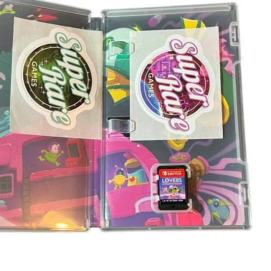 Used Super Rare Games Lovers in a Dangerous Spacetime Nintendo Switch game with original case, preowned and tested, available from JenDore in Norfolk, VA.