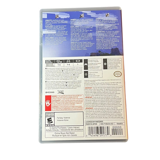 Used Minecraft Nintendo Switch Game with Case – Preowned at JenDore