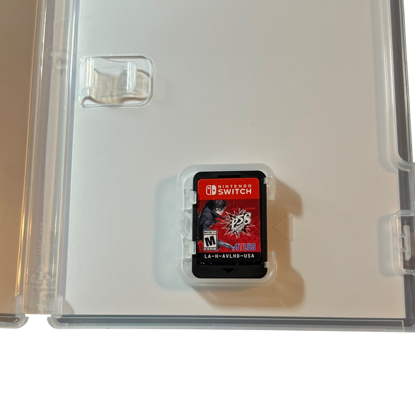 Used Persona 5 Strikers Nintendo Switch game with original case, preowned and tested, available from JenDore in Norfolk, VA.