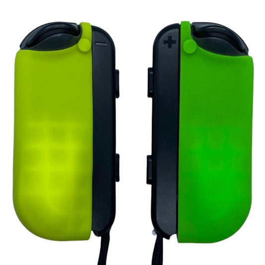 Jendore Coque de protection en silicone jaune fluo et vert citron pour Nintendo Switch Joy-con