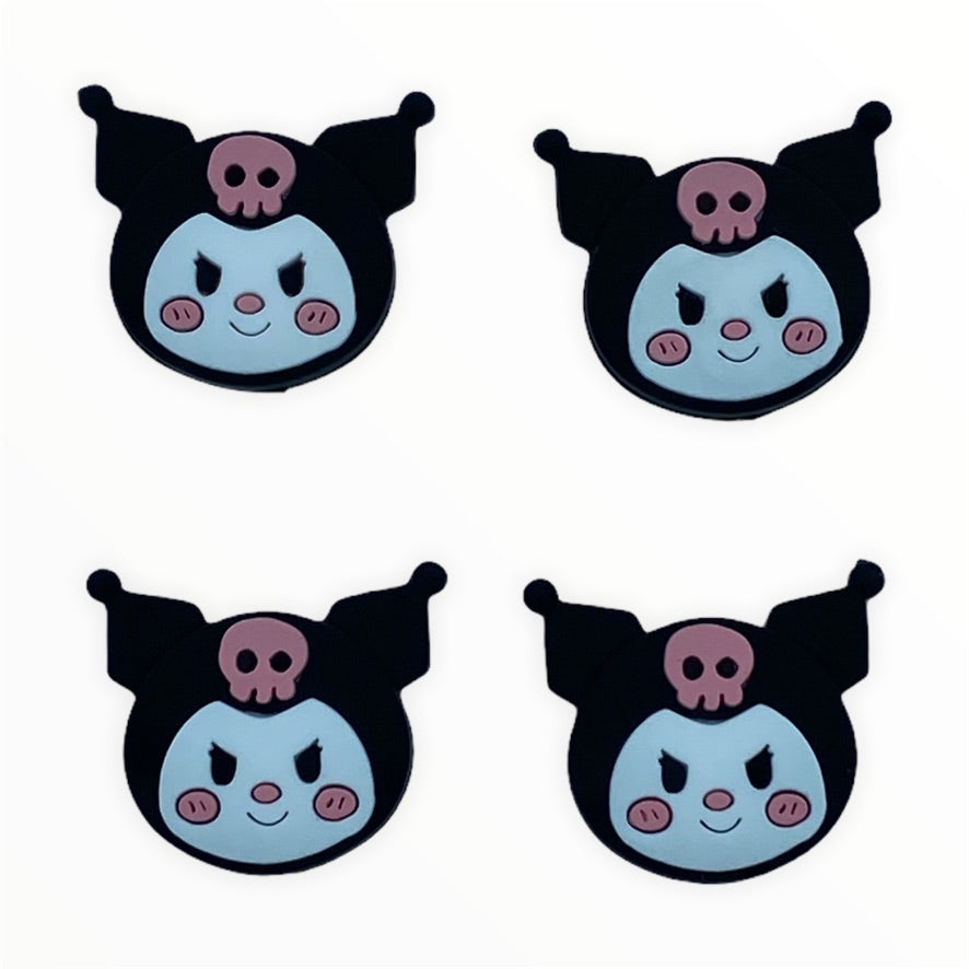 JenDore Kuronmi Hello Kitty Anime 4Pcs Silicone Thumb Grip Caps for Nintendo Switch & NS Lite