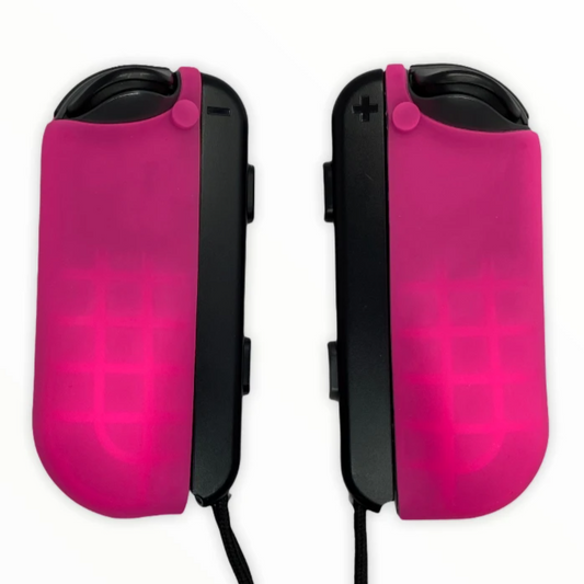 Jendore Coque de protection en silicone rose pour Nintendo Switch Joy-con