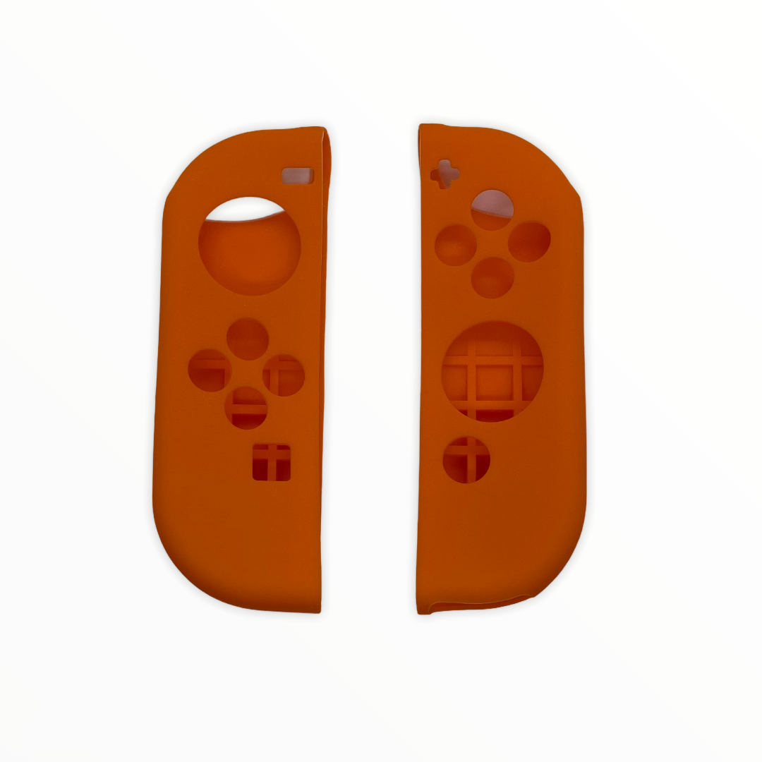 JenDore Orange Silicone Protective Shell Covers – Compatible with Nintendo Switch Joy-Con