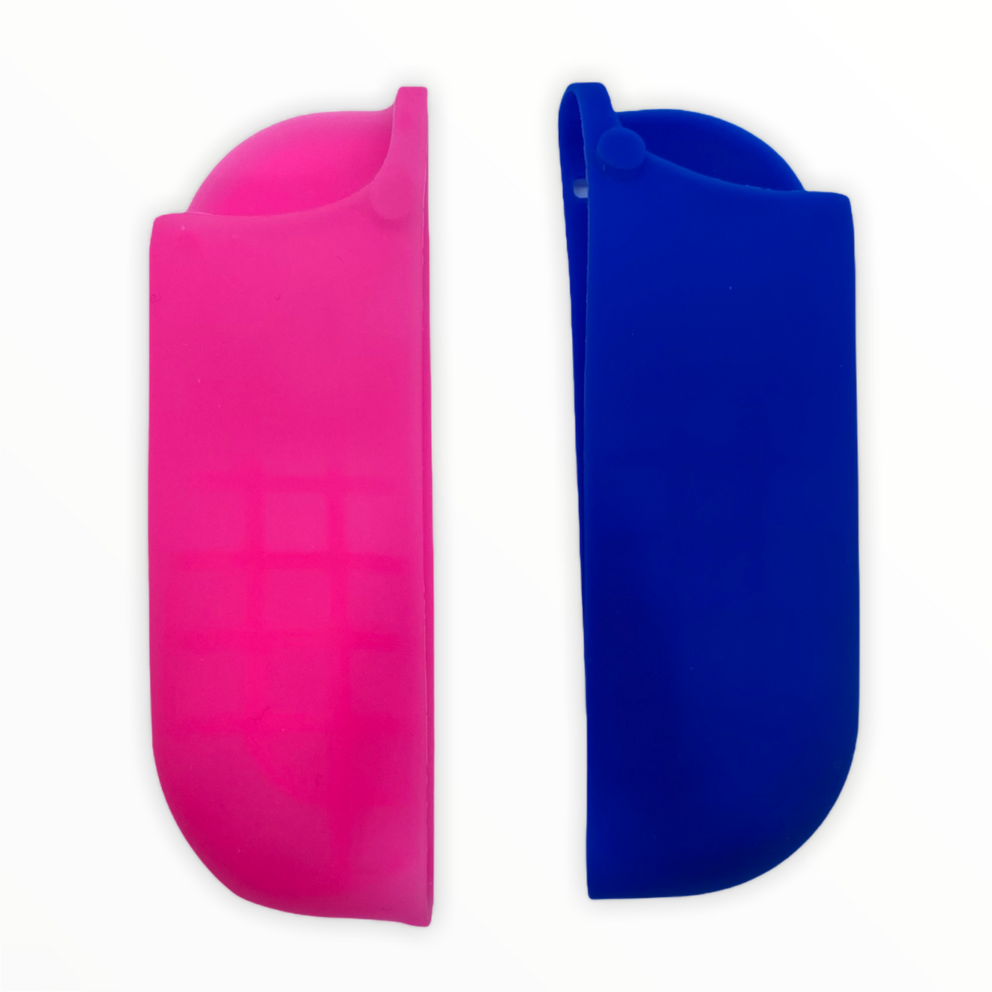 JenDore Fundas protectoras Joy-con de silicona azul y rosa para Nintendo Switch