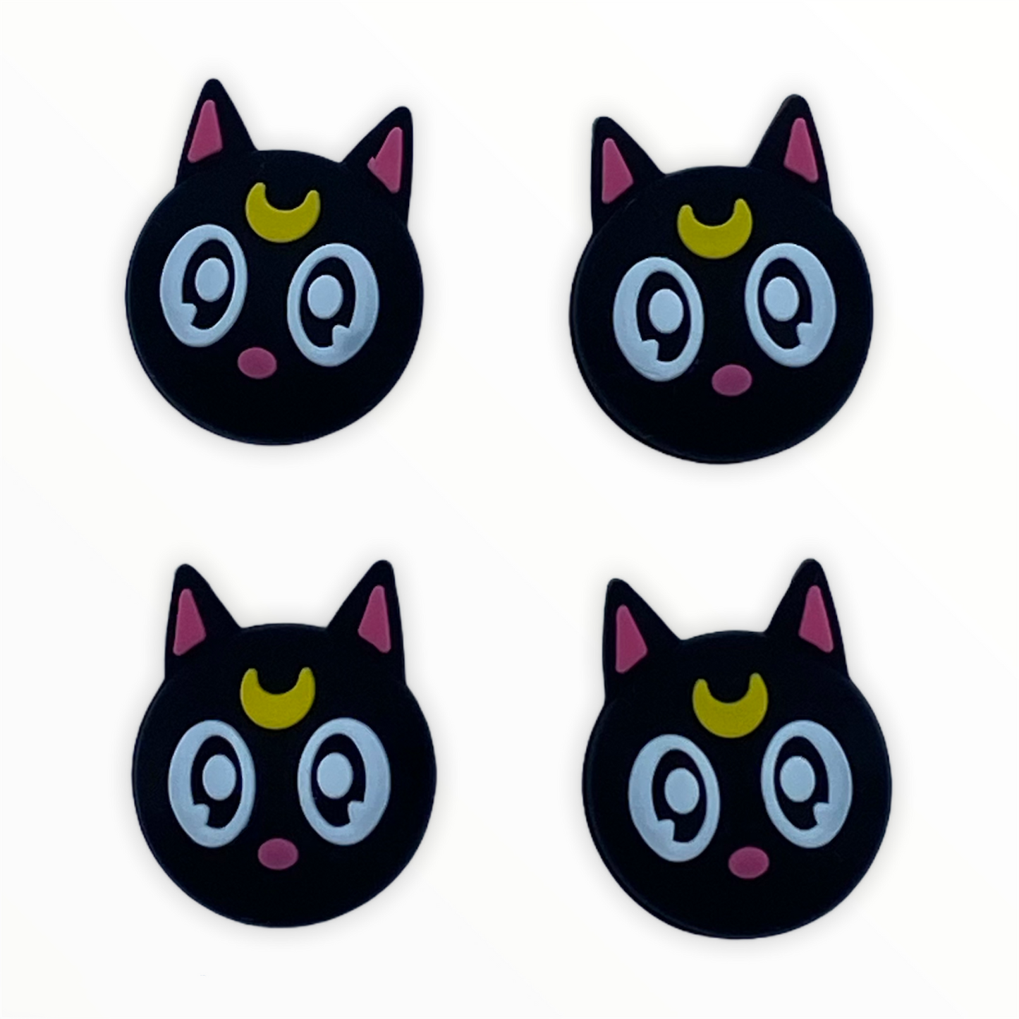 JenDore Cartoon Anime 4Pcs Silicone Thumb Grip Caps for Nintendo Switch & NS Lite