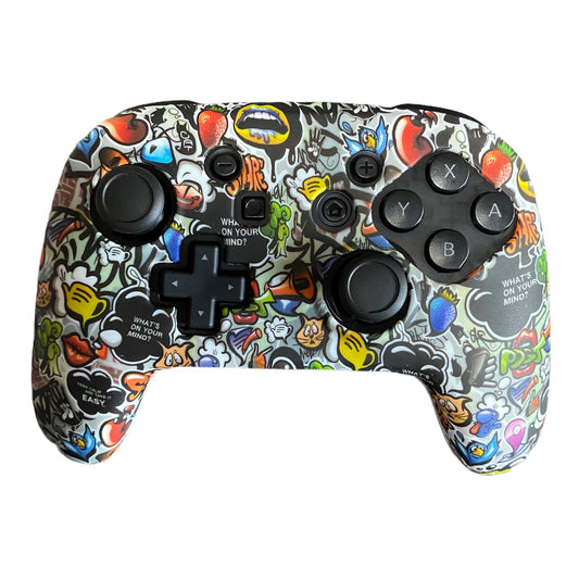 JenDore Nintendo Switch Pro Controller What's On Your Mind Silicone Cover Shell