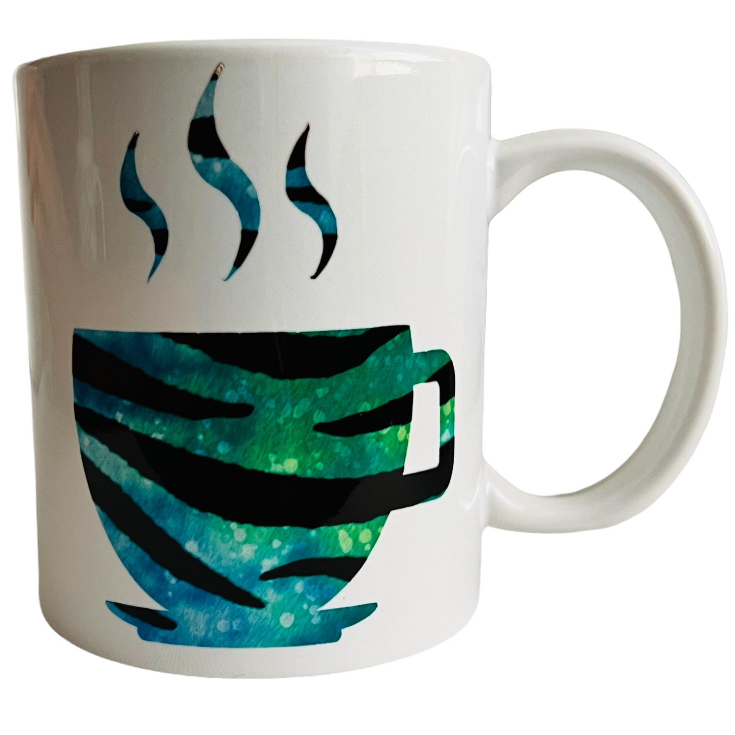 JenDore "Bebo café para tu protección" Taza de té de café de 12 oz