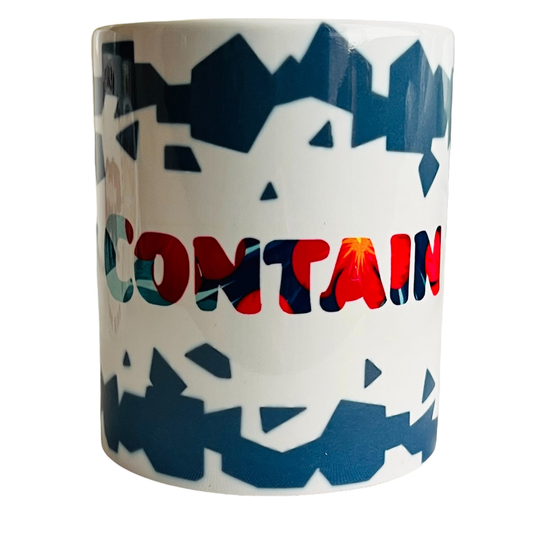 JenDore " This May Contain Wine " 12 oz. Coffee Tea Mug