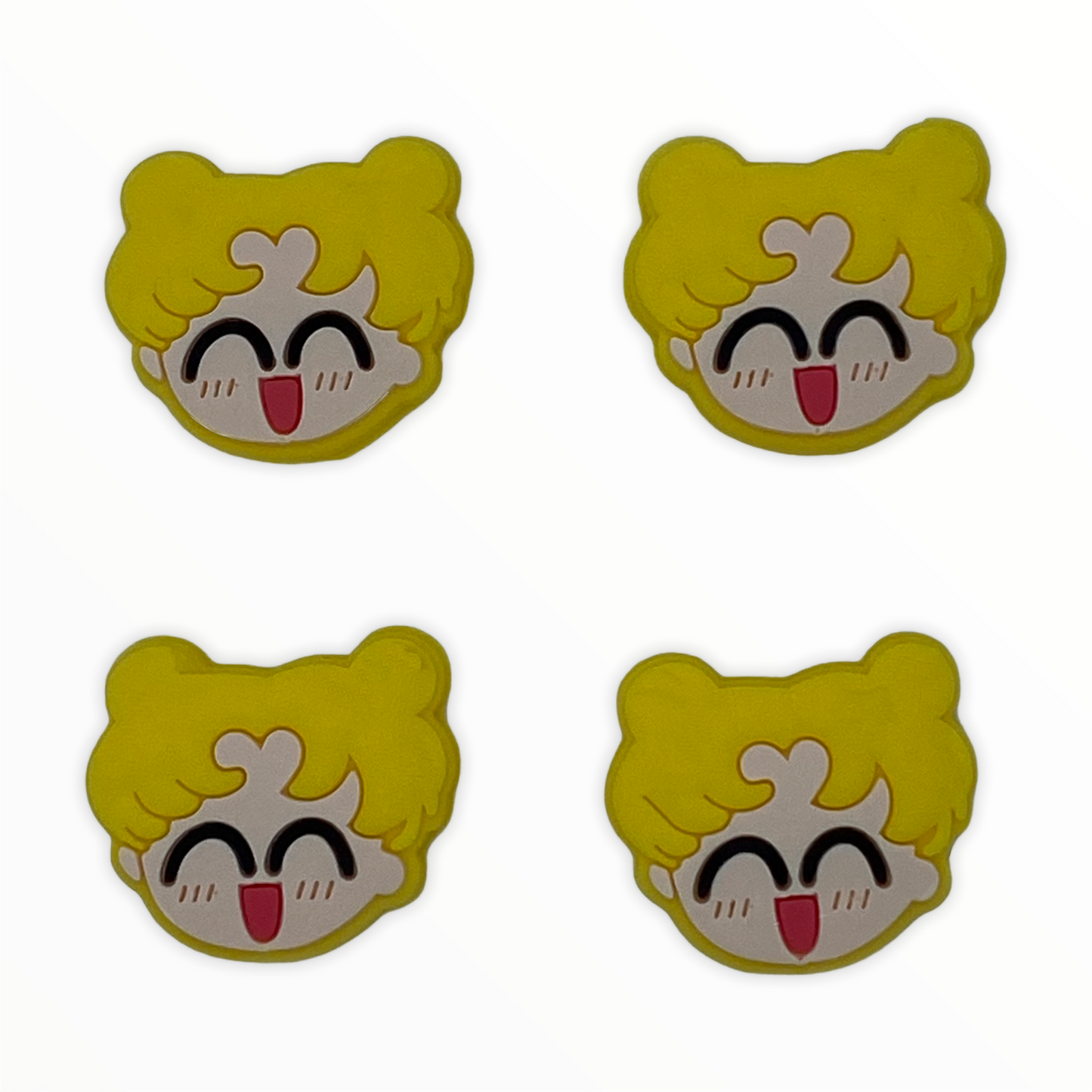 JenDore Cartoon Anime 4Pcs Silicone Thumb Grip Caps for Nintendo Switch & NS Lite