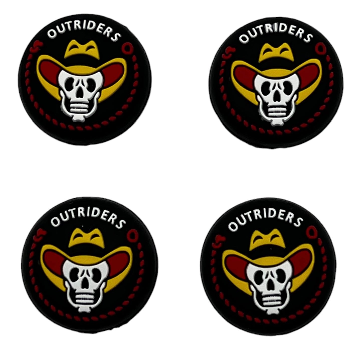 JenDore Skull Hat 4Pcs Silicone Thumb Grip Caps for Nintendo Switch Pro , PS5 , PS4 , and Xbox 360 Controller