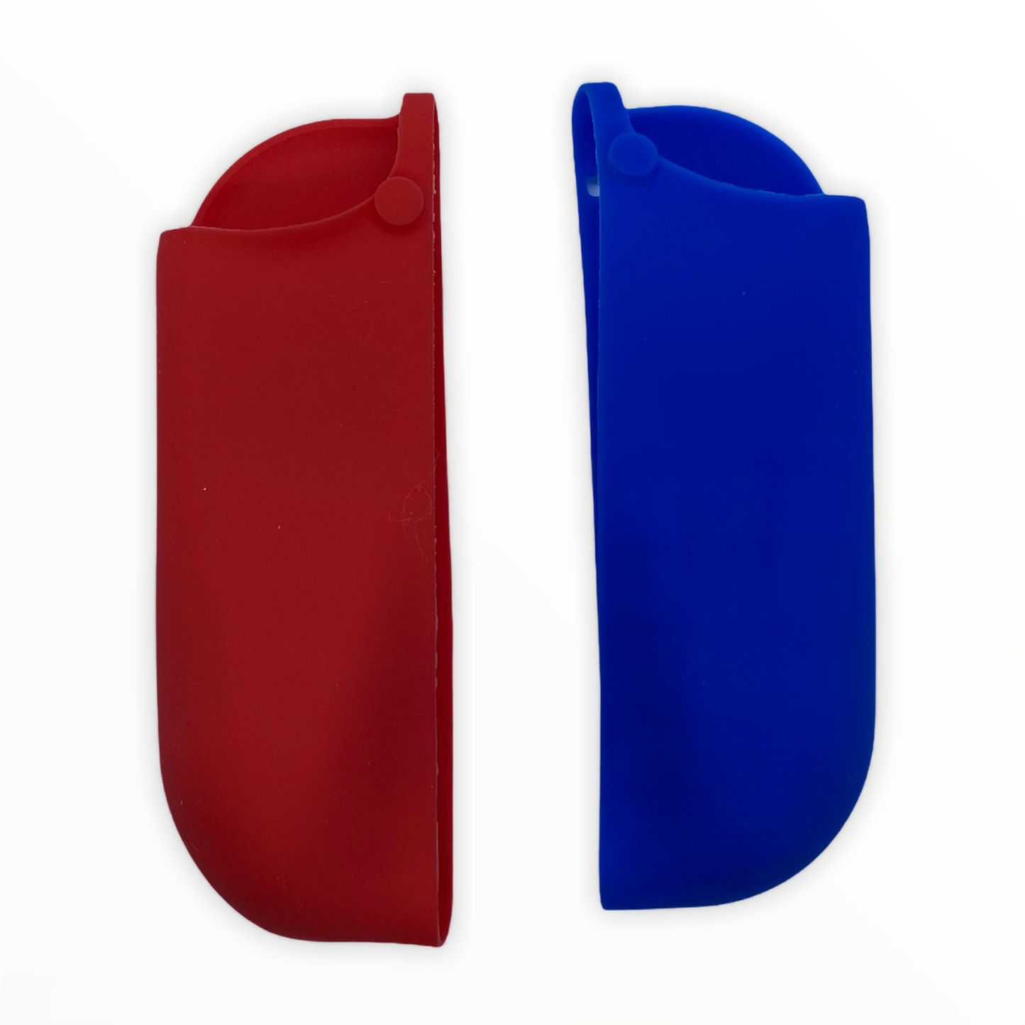 JenDore Fundas protectoras Joy-con de silicona azul y roja para Nintendo Switch