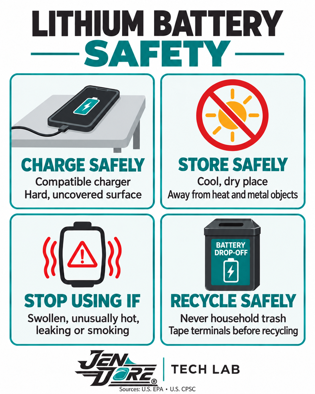 What Are Lithium Batteries? Safe Charging, Handling and Storage