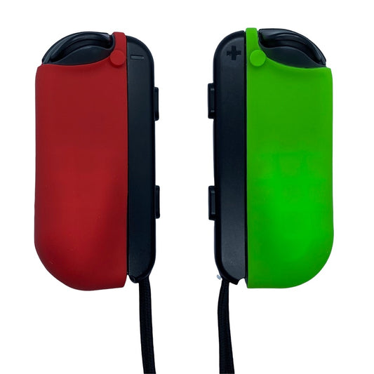 JenDore Housses de protection pour Joy-con en silicone vert citron et rouge pour Nintendo Switch