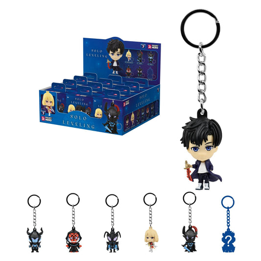 YuMe Solo Leveling Pocket Hero Series 1 Blind Box Keychains – 12-Piece Display Case