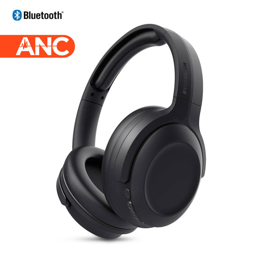 HyperGear Stealth2 ANC Wireless Noise-Cancelling Over-Ear Headphones – Black
