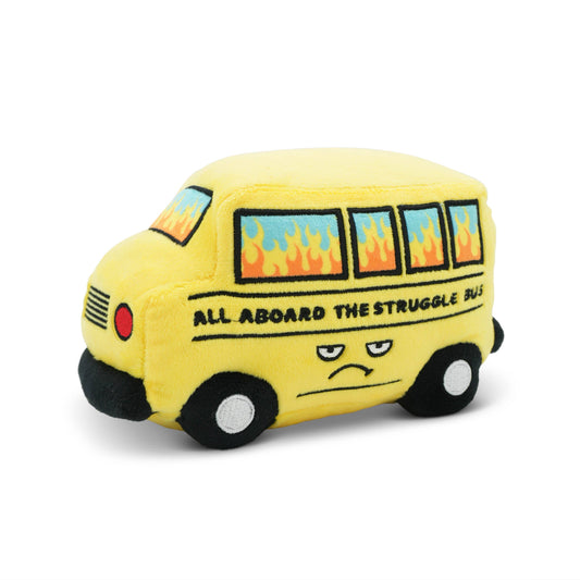 "All Aboard The Struggle Bus" Plush Bus