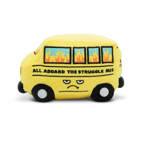 "All Aboard The Struggle Bus" Plush Bus