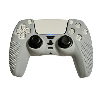 JenDore Gray Ant-Slip Front Silicone Protective Cover Shell compatible with PS5 Controller