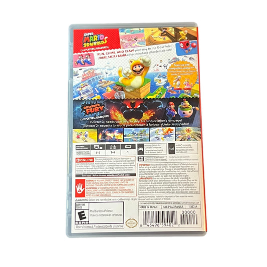 Used Super Mario 3D Worlds Bowser’s Fury Nintendo Switch Game with Case | Preowned at JenDore