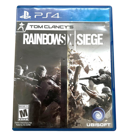 Tom Clancy's Rainbow Six Siege – PS4 PlayStation 4 Video Game with Case | Preowned