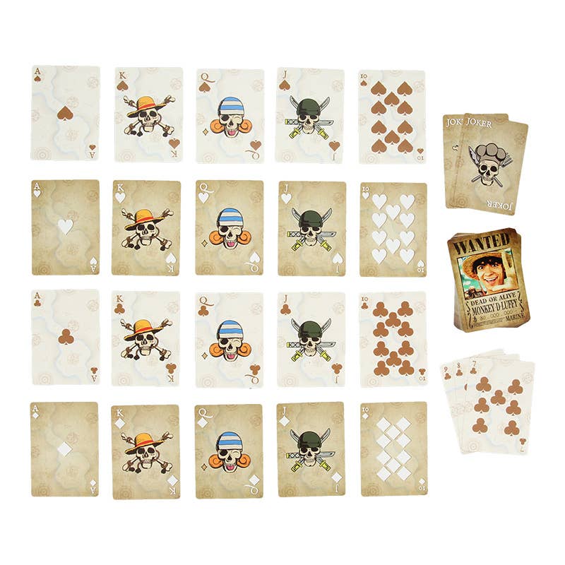 Paladone ONE PIECE Netflix Playing Cards in Tin – 54-Card Deck