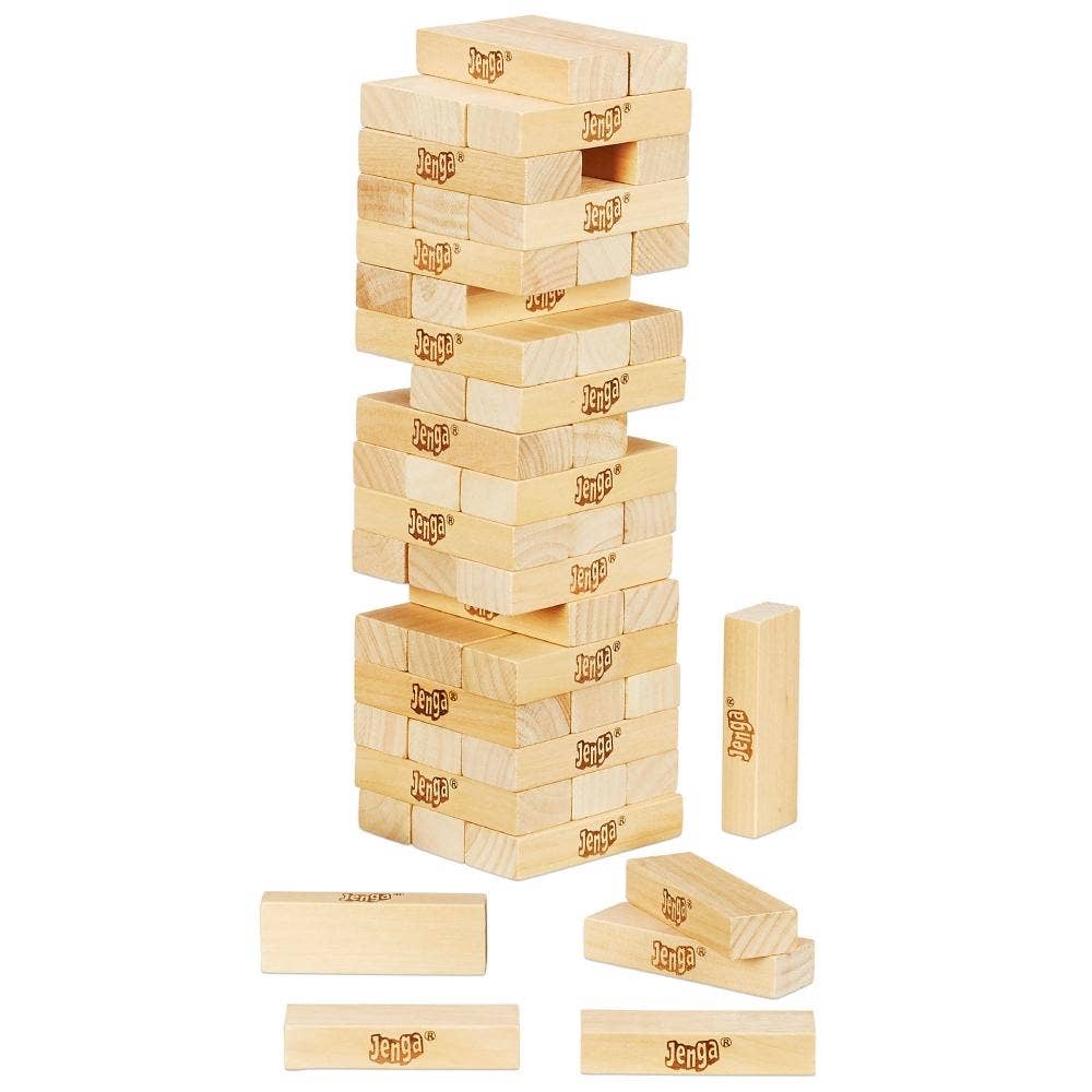 Official Hasbro Jenga Game with More Ways to Play – G1499