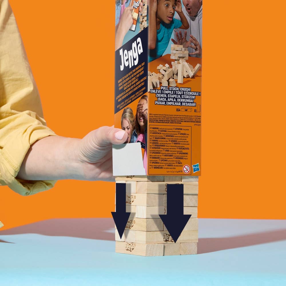 Official Hasbro Jenga Game with More Ways to Play – G1499