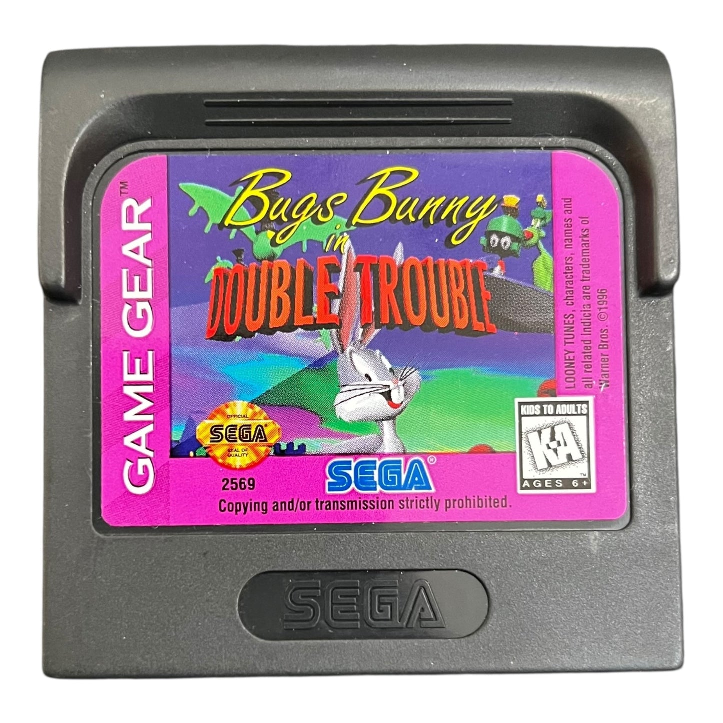 Used Bugs Bunny in Double Trouble Sega Game Gear Video Game Cartridge Only | Preowned at JenDore