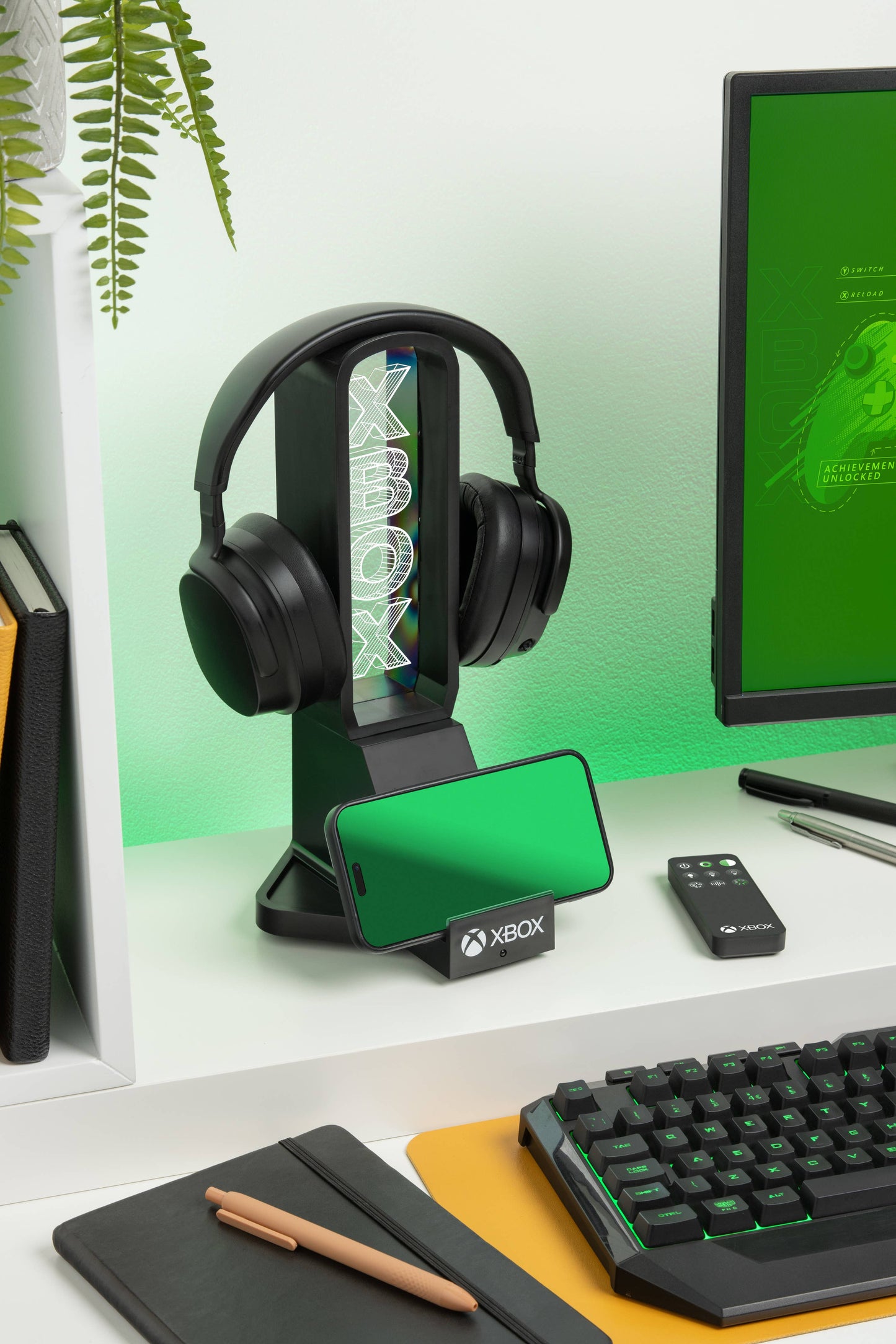 Paladone Xbox 3-in-1 Desk Headphone Stand With RGB Light