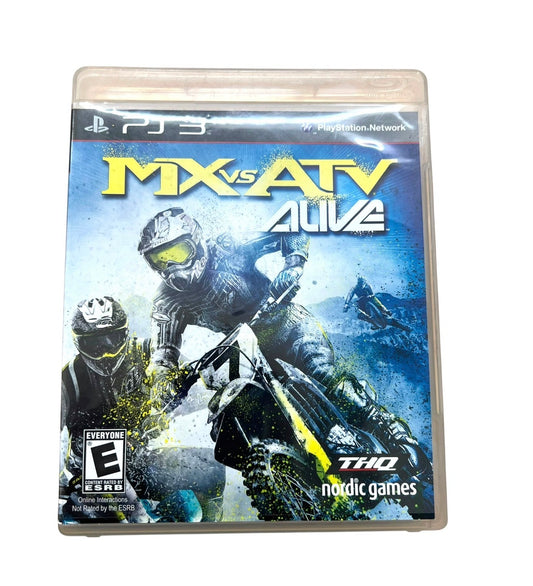 MX vs. ATV Alive – PS3 PlayStation 3 Video Game with Case | Preowned