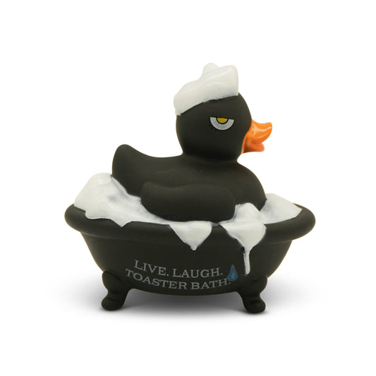 “Live. Laugh. Toaster Bath.” Rubber Duck