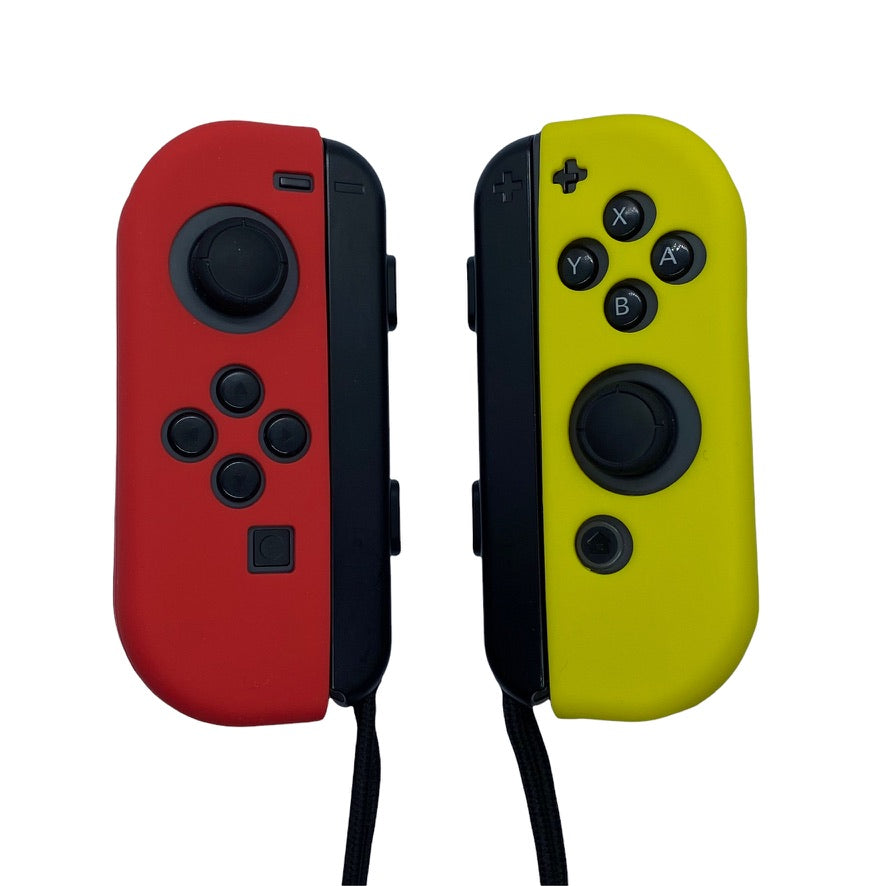JenDore Red & Yellow Silicone Nintendo Switch Joy-con Protective Shell Covers