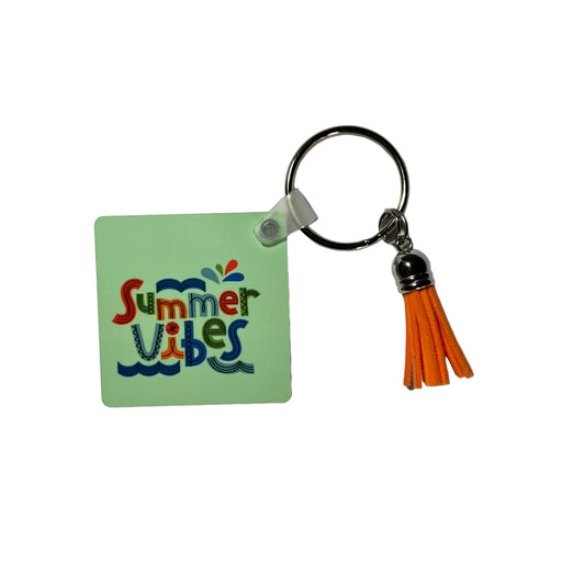 JenDore Cool Summer Vibes Keychain: Chill Out in Style