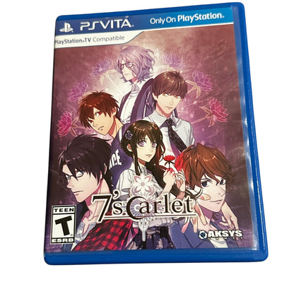 Preowned 7’sCarlet PS Vita mystery visual novel game with case tested by JenDore