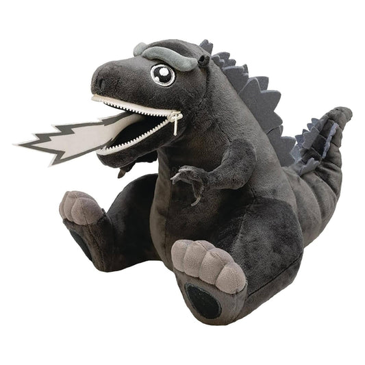 Godzilla 9-Inch Zippermouth Plush – Black & White PREVIEWS Exclusive
