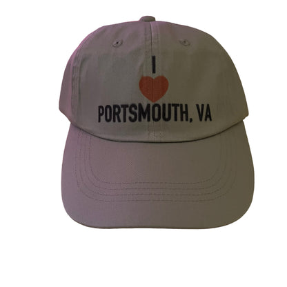 JenDore Gray " I Love Portsmouth" Hat Cap