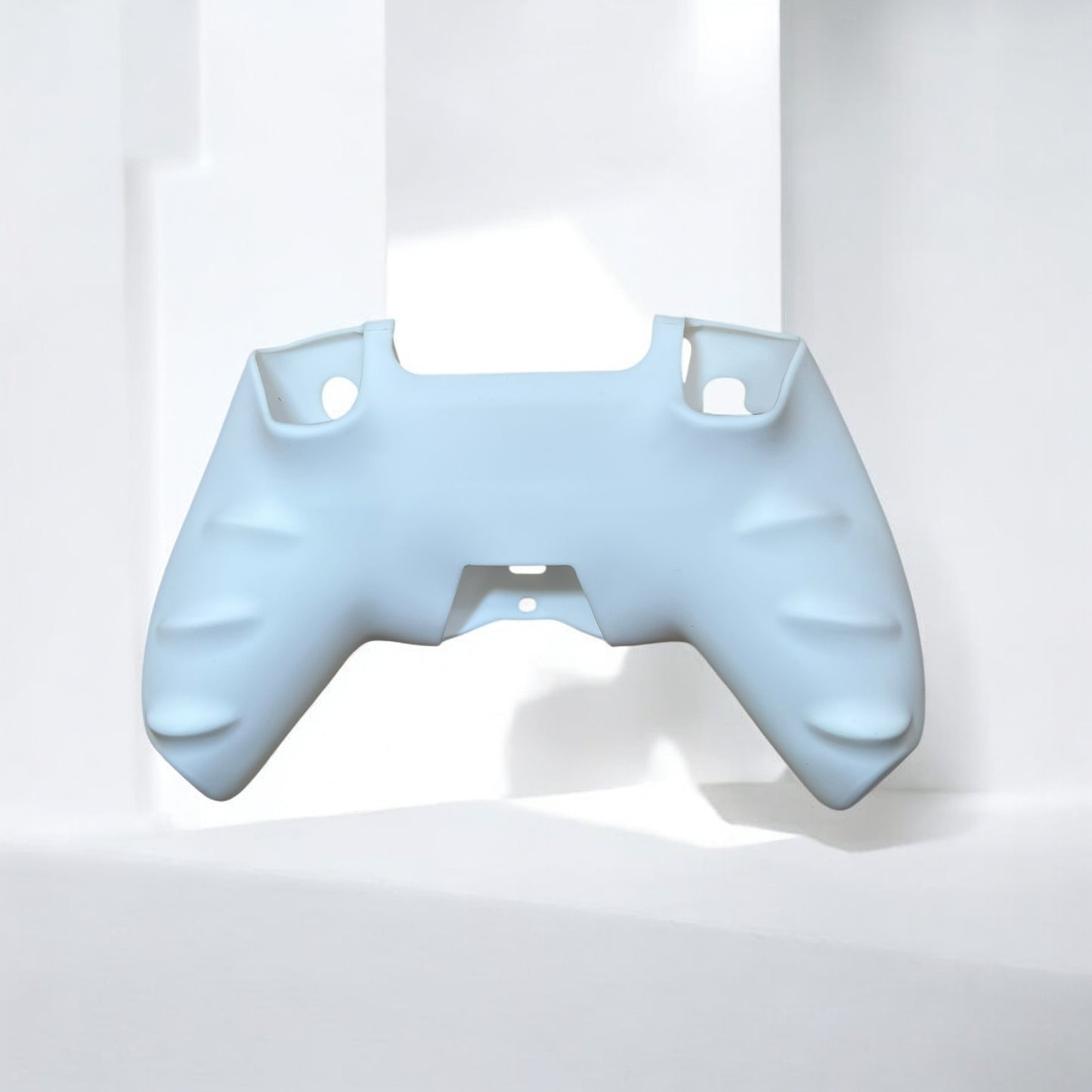 JenDore white Anti-Slip Front Silicone Protective Cover Shell compatible with PS5 Controller